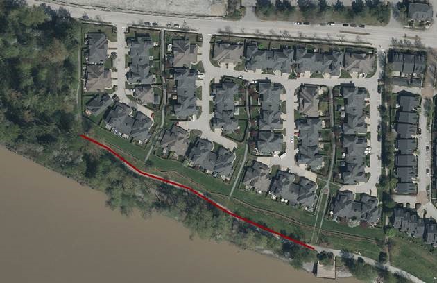 map of shoreline trail