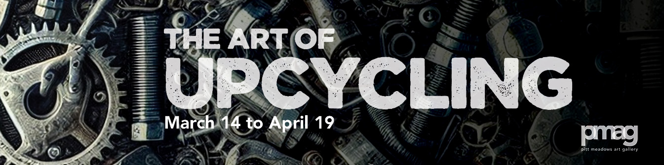 used tools and metal objects with title and date of exhibit