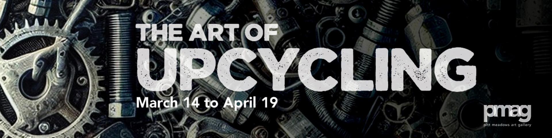 used tools and metal objects with title and date of exhibit