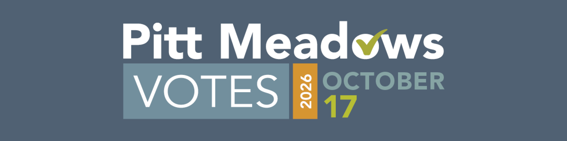 Pitt Meadows Votes, October 17, 2026