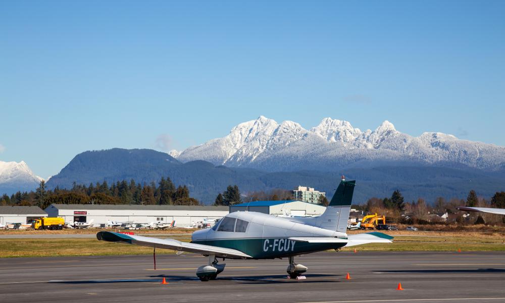 Plane at Pitt Meadows Airport (YPK)