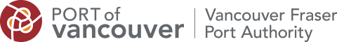 Logo for the Port of Vancouver, the Vancouver Fraser Port Authority